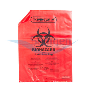 Biohazard bag 멸균폐기용 비닐백 100매